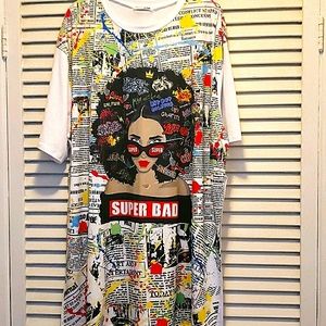 Fashion Nova Graphic Tee (Tunic Shirt)